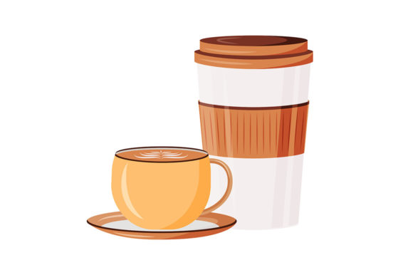 Caffeine Drinks Cartoon Vector