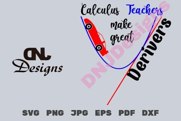 Calculus Teacher Cut File Pack
