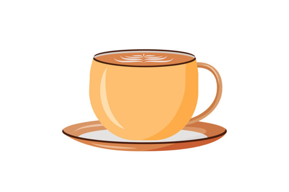 Cappuccino Cartoon Vector Illustration