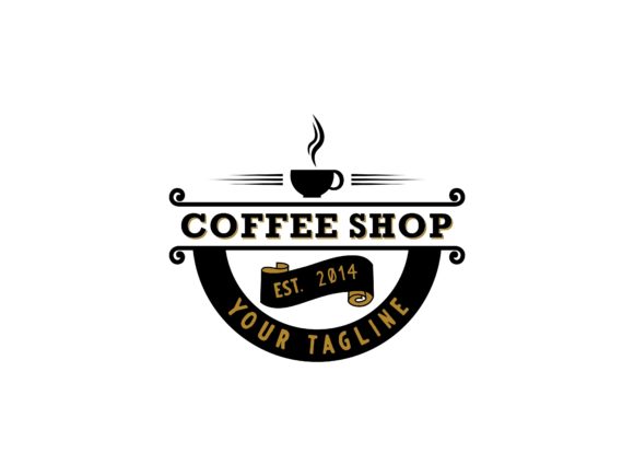 Coffee Shop Vintage Badge