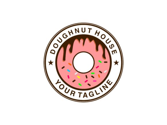 DOUGHNUT HOUSE CIRCLE BADGE