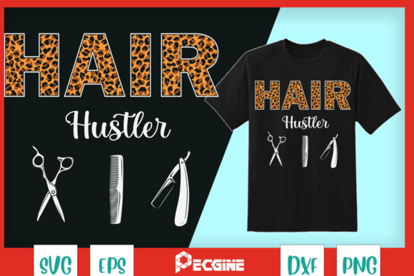 Hair Hustler Leopard Barber Tools