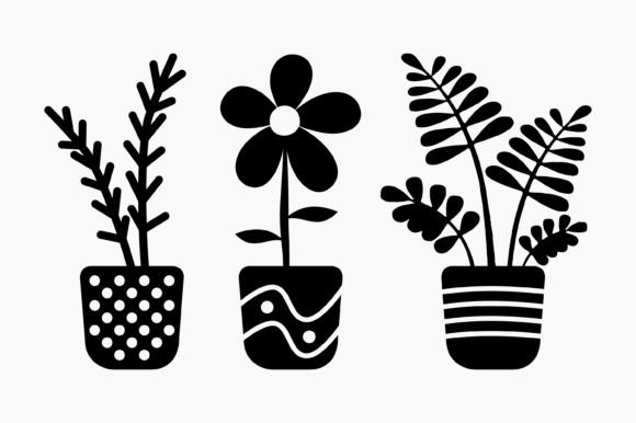House Plants Set: Plants Silhouette