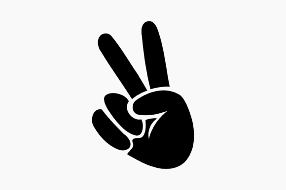 Peace Sign Hand Symbol