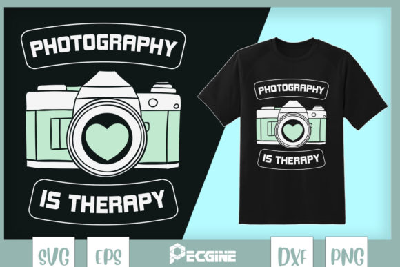 Photography Is Therapy Photograph Saying