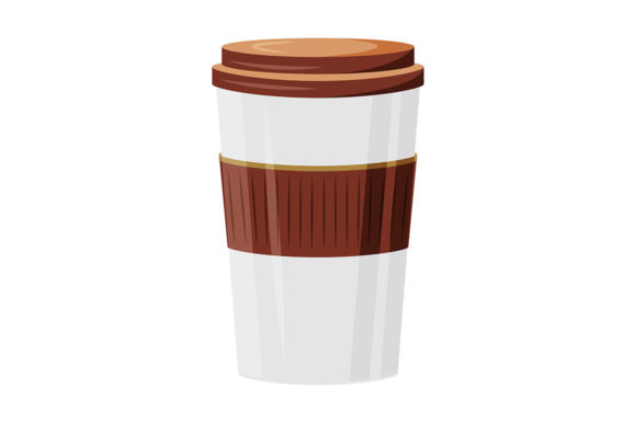 Take Away Drinks Cartoon Vector